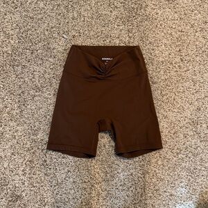 Adanola brown biker shorts